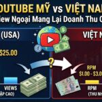 RPM YouTube Mỹ và Việt Nam 2026: Vì Sao View Ngoại Mang Lại Doanh Thu Cao Hơn?