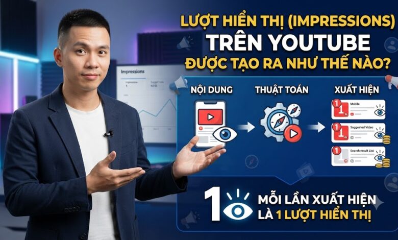 Lượt Hiển Thị (Impressions) Trên YouTube Được Tạo Ra Như Thế Nào?