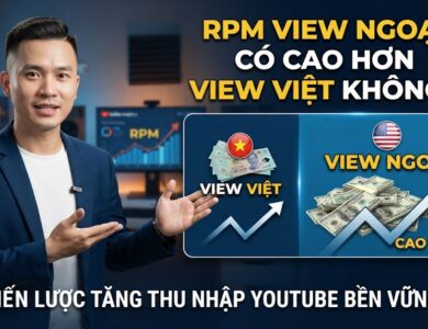 RPM View Ngoại Có Cao Hơn View Việt Không? Chiến Lược Tăng Thu Nhập YouTube Bền Vững