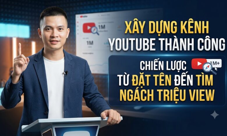 Xây Dựng Kênh YouTube Thành Công: Chiến Lược Từ Đặt Tên Kênh Đến Tìm Ngách Triệu View