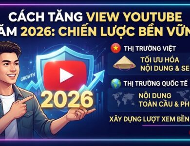 Cách Tăng View YouTube Năm 2026: Chiến Lược Xây Dựng Lượt Xem Bền Vững Cho Thị Trường Việt Và Quốc Tế