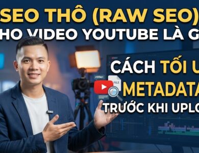 SEO Thô (Raw SEO) Cho Video YouTube Là Gì? Cách Tối Ưu Metadata Trước Khi Upload