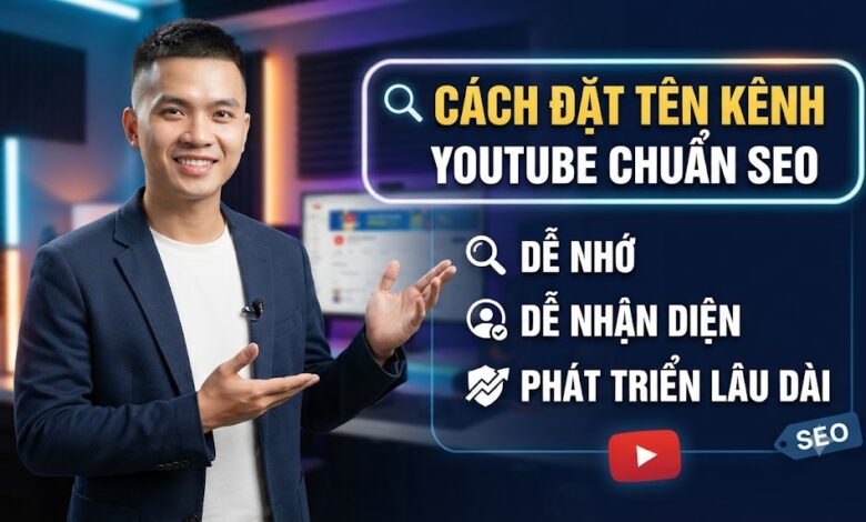 Cách Đặt Tên Kênh YouTube Chuẩn SEO: Làm Sao Để Dễ Nhớ, Dễ Nhận Diện Và Phát Triển Lâu Dài?