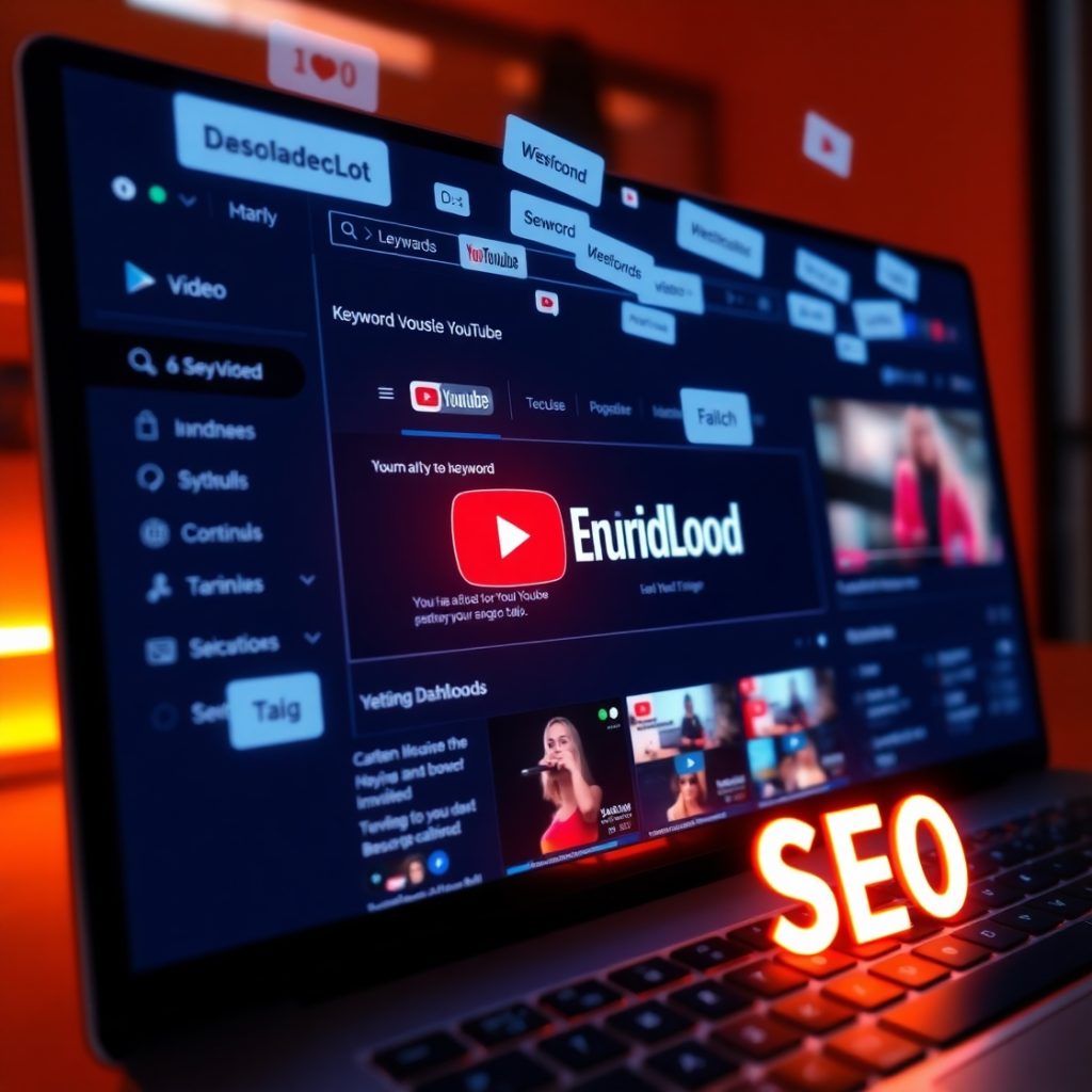 Flux Schnell A digital YouTube dashboard being redesigned with 2