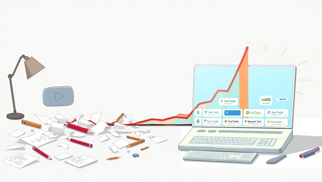 Flux Schnell A dramatic illustration of a YouTube channels gra 2