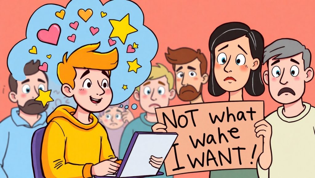 Flux Schnell A content creator dreaming with hearts and stars 1