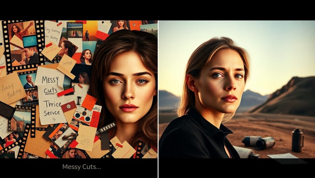 Flux Schnell A diptych image showcasing the contrast between m 2