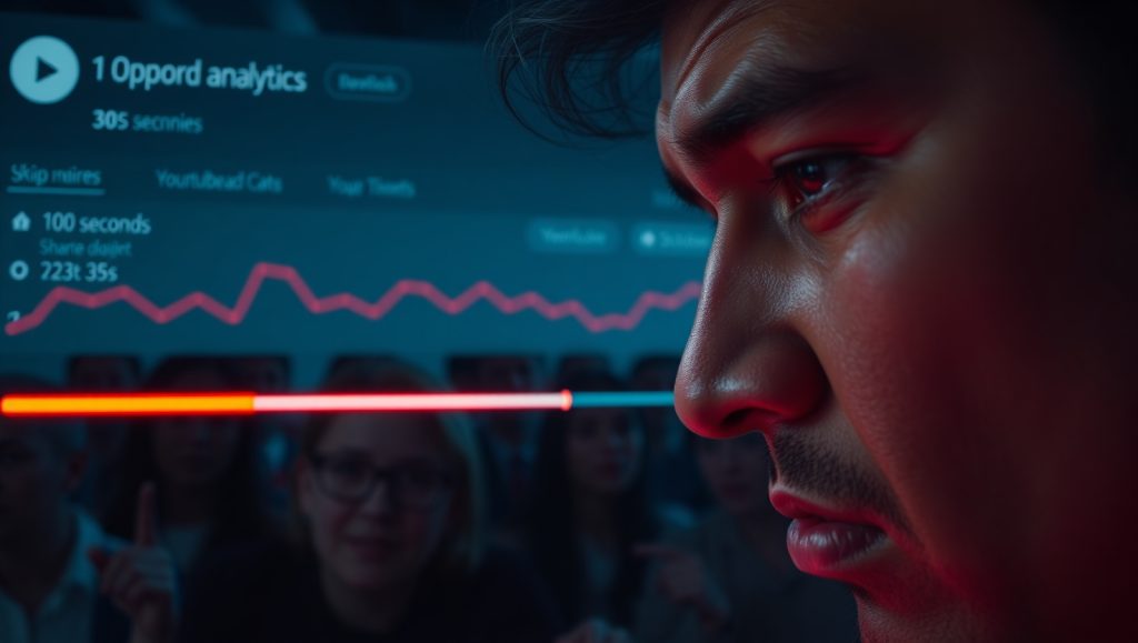 Flux Schnell A dramatic closeup of a YouTuber sweating staring 2