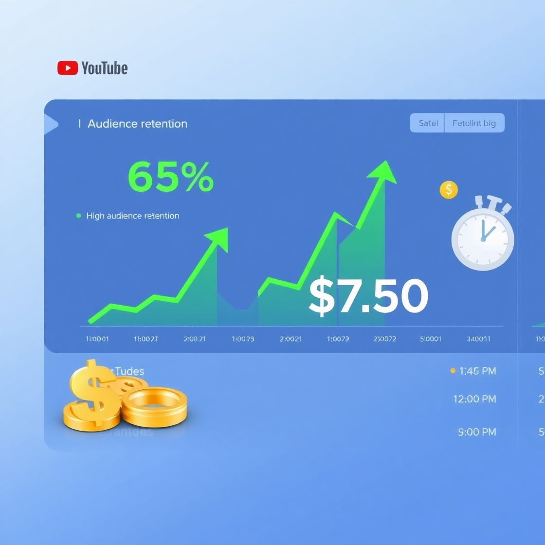 Tỷ lệ giữ chân người xem ảnh hưởng đến CPM thế nào? - Cách làm youtube view ngoại 1 cách làm youtube view ngoại