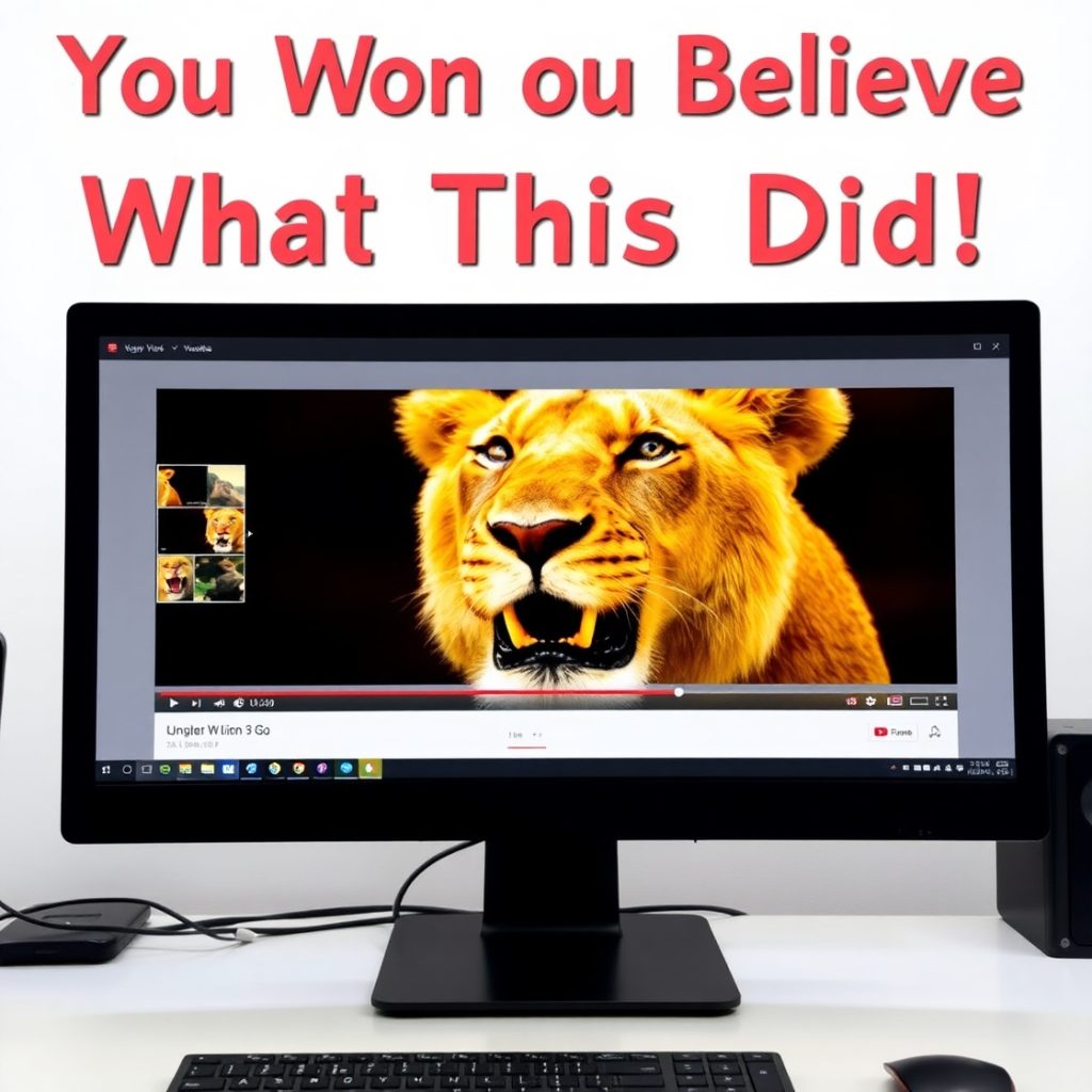 5 Ngách YouTube nào dễ lên xu hướng và dễ kiếm tiền? - Cách Làm Youtube View Ngoại 8 Flux Schnell A YouTube thumbnail being designed on a computer 1