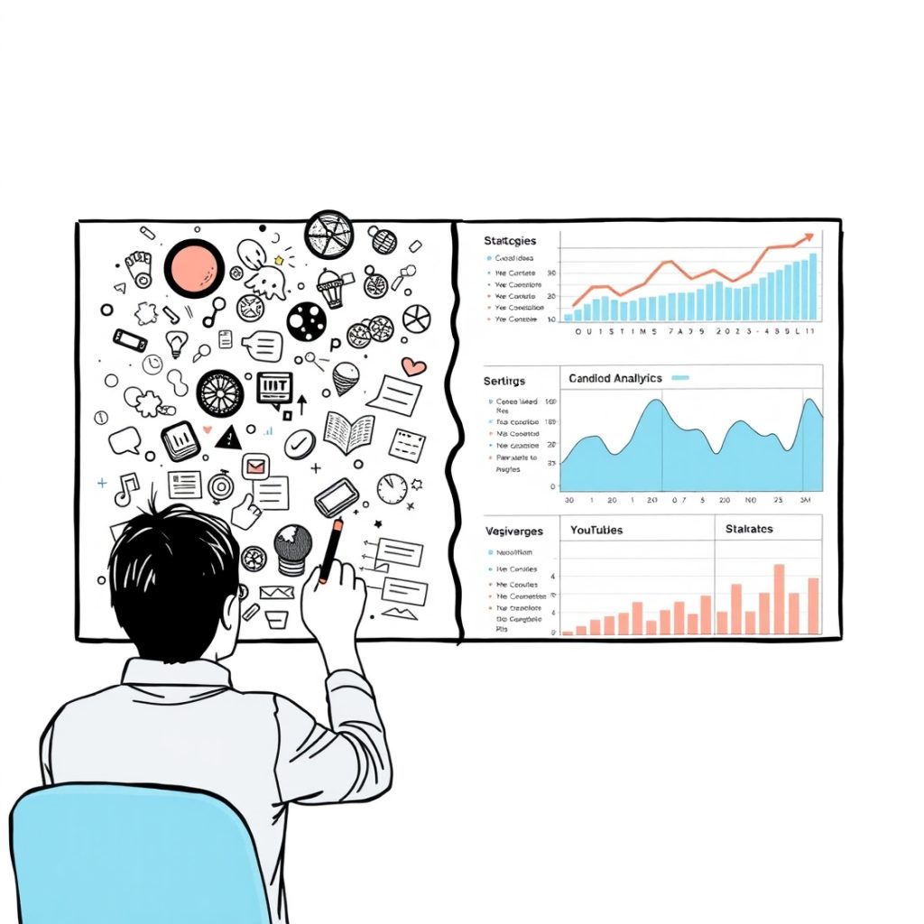 Bao Lâu Thì Kênh Mới Có Thu Nhập Ổn Định? - Cách Làm Youtube View Ngoại 6 Flux Schnell A creative vs data splitscreen one side chaotic s 2
