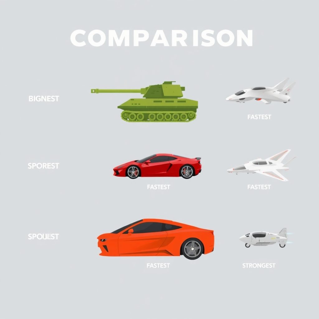 5 Ngách YouTube nào dễ lên xu hướng và dễ kiếm tiền? - Cách Làm Youtube View Ngoại 4 Flux Schnell A visual comparison chart with different vehicles 1
