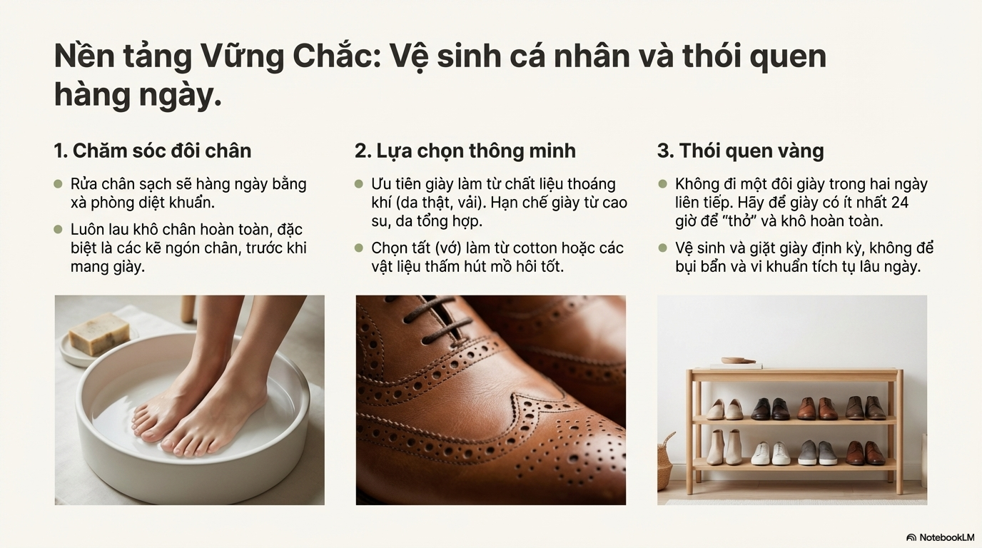 Mùi Hôi Giày Không Phải Do Mồ Hôi – 5 Sự Thật Khiến Bạn Phải Xem Lại Cách Xịt Giày 😱