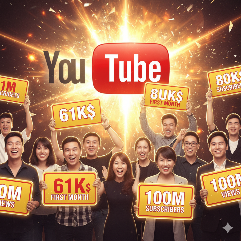 chiến lược kiếm tiền youtube bằng view ngoại