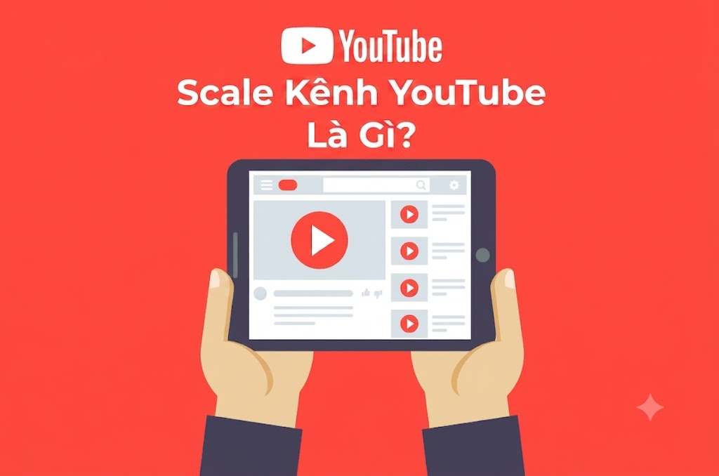 Scale Kênh YouTube Là Gì? Cách Xây “Cỗ Máy Content” Tự Động Kiếm Tiền