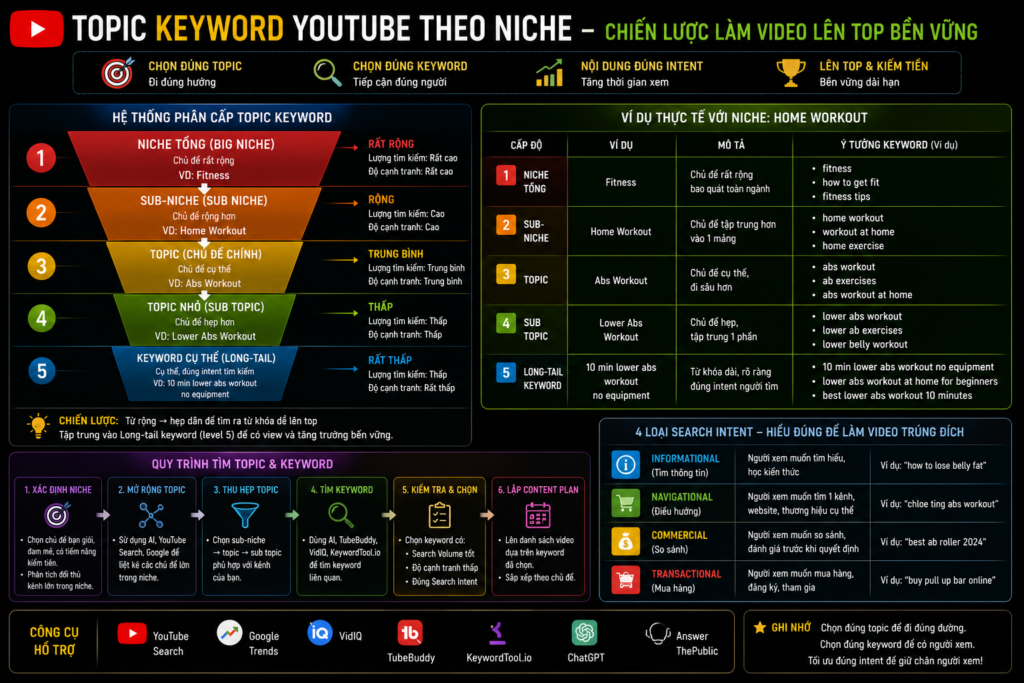 từ khóa chủ đề youtube