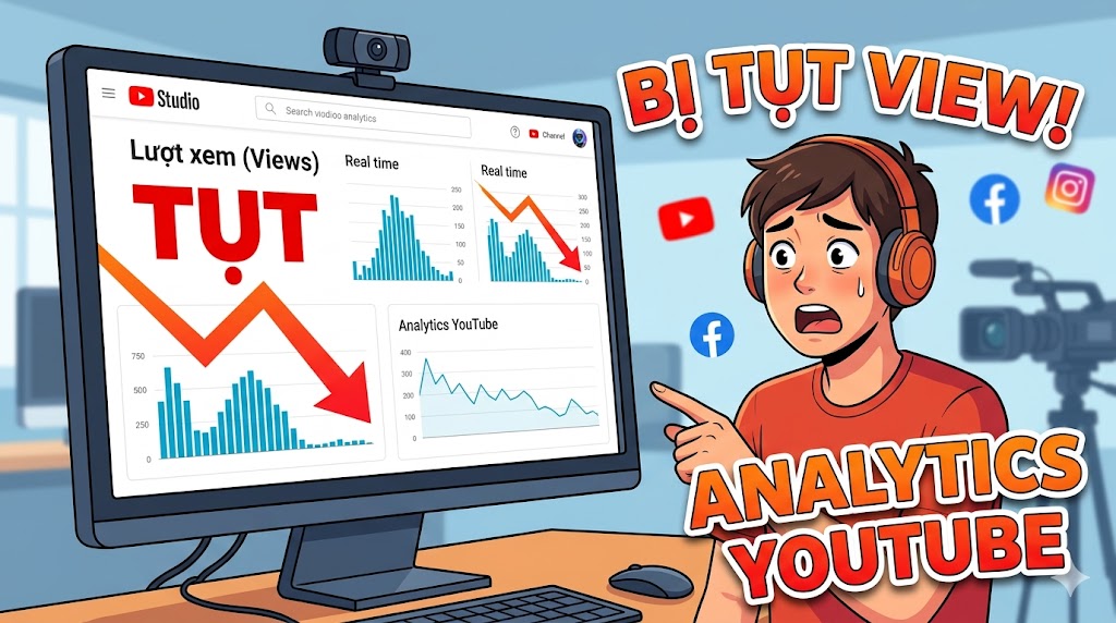 youtube tụt view không có view