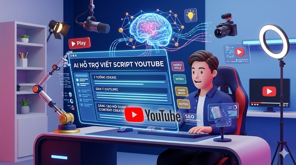 ai viết kịch bản youtube cảm xúc