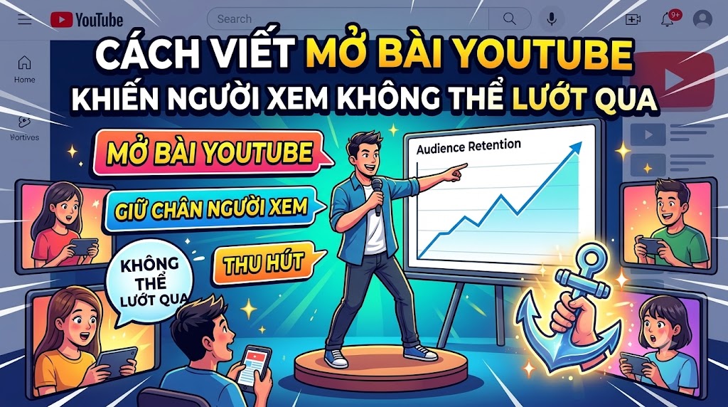 Cách Viết Mở Bài YouTube Khiến Người Xem Không Thể Lướt Qua