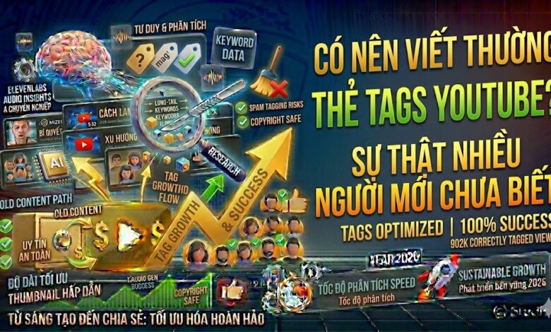 Có Nên Viết Thường Thẻ Tags YouTube? Sự Thật Nhiều Người Mới Chưa Biết