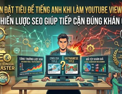 Đặt tiêu đề tiếng Anh có giúp tăng view ngoại không? Tìm hiểu cách kết hợp User Keywords, Ideal Keywords và từ khóa cảm xúc để xây dựng kênh YouTube quốc tế hiệu quả.