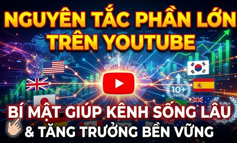 Nguyên tắc phần lớn là tư duy quan trọng giúp YouTuber lựa chọn ngách, quản trị rủi ro và xây dựng kênh phát triển bền vững. Tìm hiểu cách áp dụng nguyên tắc này để tránh "bay màu" và tăng tỷ lệ thành công.