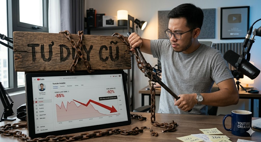 vượt qua nỗi sợ thay đổi khi làm youtub