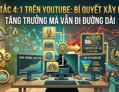 Quy tắc 4:1 giúp cân bằng giữa nội dung evergreen và nội dung thử nghiệm, tạo nền tảng phát triển bền vững cho kênh YouTube và hạn chế rủi ro khi chỉ chạy theo xu hướng.