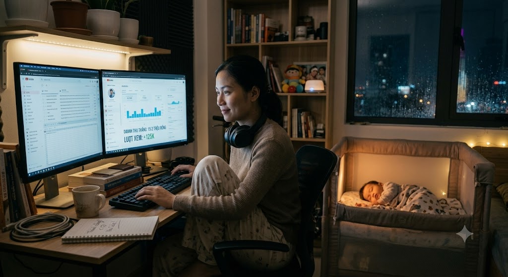 Người mẹ học làm YouTube vì tương lai của con