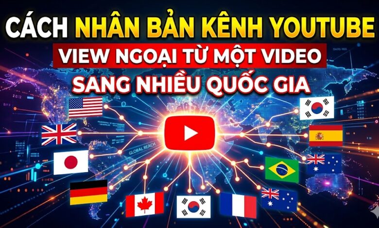 Khám phá chiến lược mở rộng kênh YouTube view ngoại bằng cách nhân bản nội dung sang nhiều ngôn ngữ. Từ 1 video có thể tạo ra nhiều tài sản và tiếp cận nhiều thị trường quốc tế.