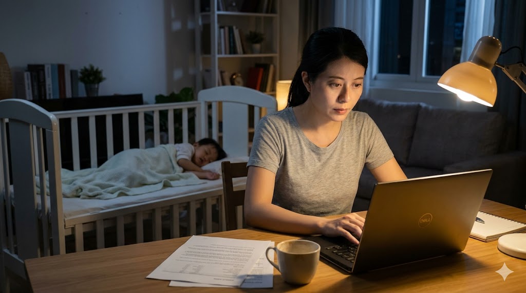 người mẹ học kỹ năng mới để thay đổi tương lai cho con