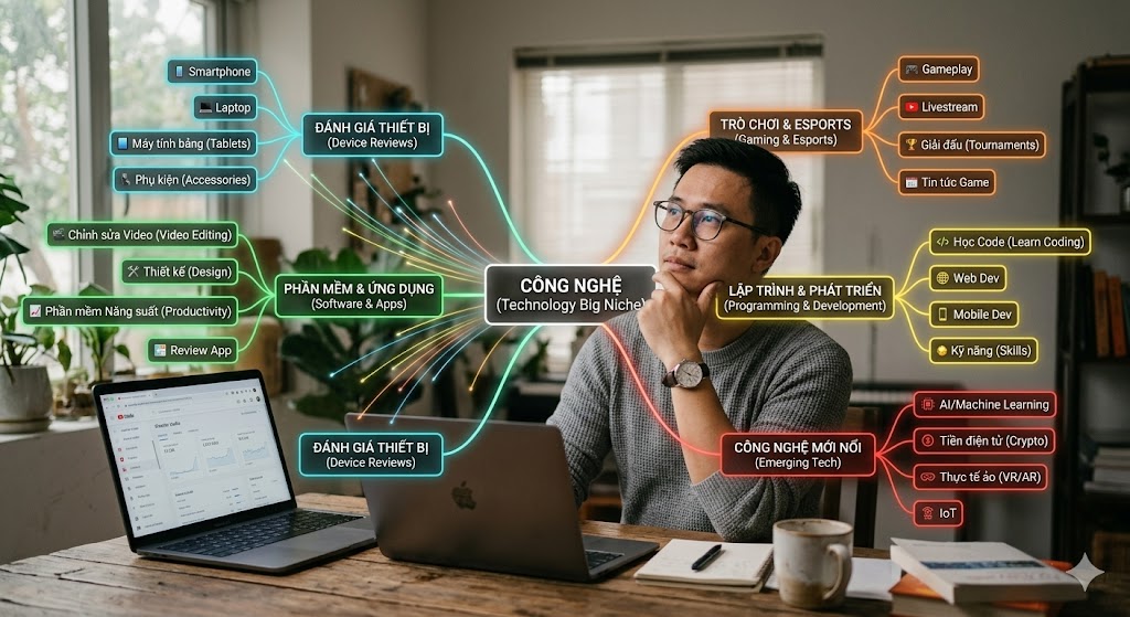  chọn ngách nhỏ khi xây kênh youtube mới