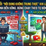 Tìm hiểu cách tránh lỗi nội dung không trung thực trên YouTube khi sử dụng AI bằng chiến lược kết hợp nội dung, cá nhân hóa kịch bản, minh bạch AI và xây dựng kênh bền vững.