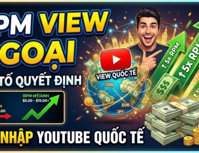 RPM view ngoại ảnh hưởng như thế nào đến doanh thu YouTube? Tìm hiểu cách xây dựng nội dung, bản địa hóa tiêu đề và tiếp cận đúng khán giả để phát triển kênh bền vững.