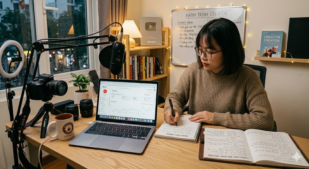 nội lực tư duy và kỹ năng là tài sản thật khi làm YouTube