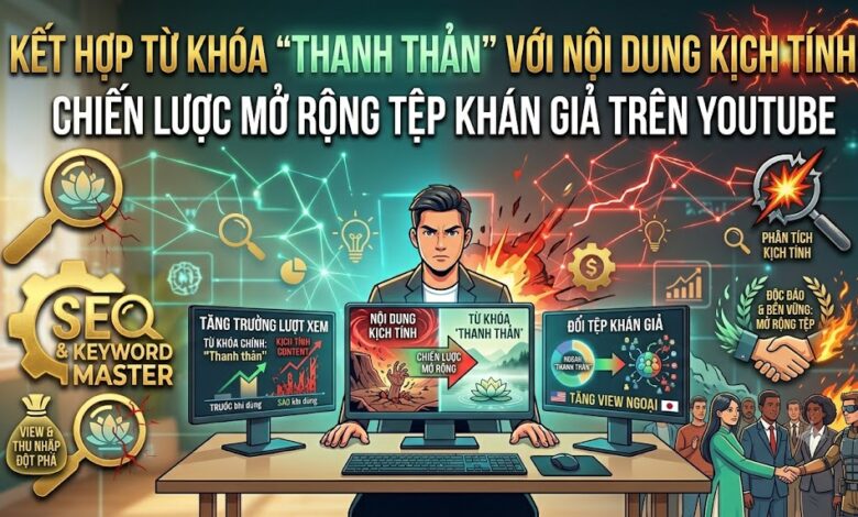 Làm thế nào để kết hợp từ khóa mang cảm xúc nhẹ nhàng với nội dung giàu kịch tính nhằm mở rộng tệp khán giả và xây dựng kênh YouTube Faceless bền vững? Khám phá tư duy SEO theo góc nhìn người xem.