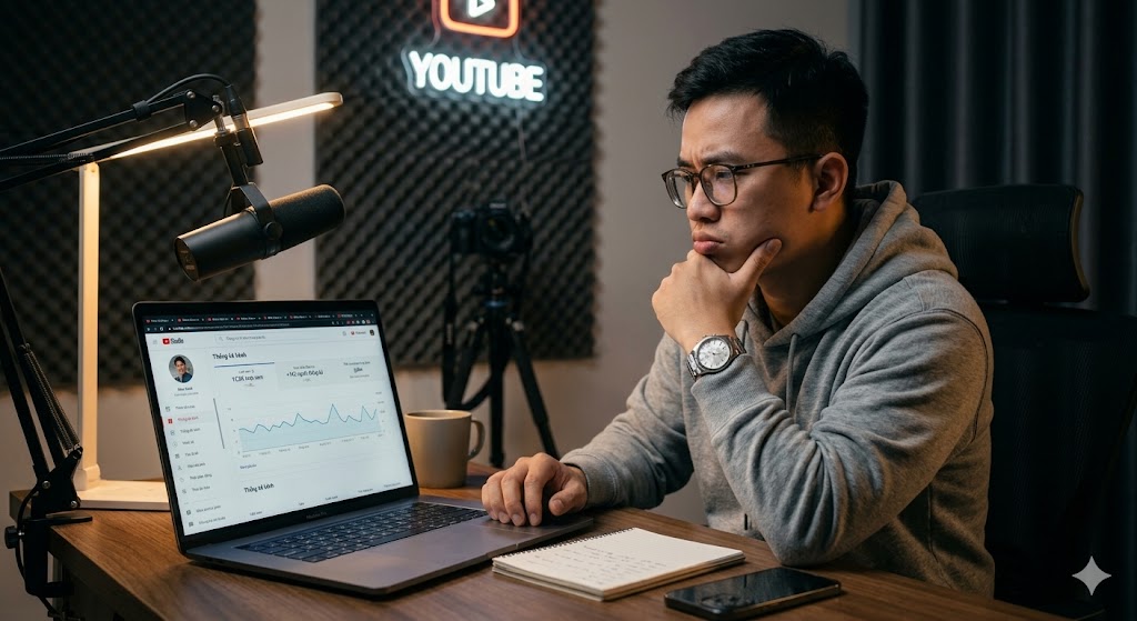 làm đúng nhưng kênh youtube không tăng view