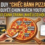 Tư duy "Chiếc bánh Pizza" là gì? Tìm hiểu cách xẻ nhỏ chủ đề, lựa chọn sub-niche và xây dựng kênh YouTube Faceless theo chiến lược ngách càng nhỏ càng nhiều cơ hội.