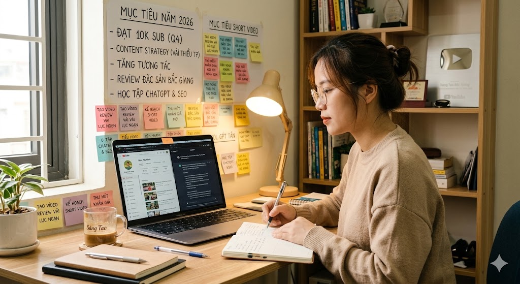 mệt mỏi vì muốn quá nhiều khi làm YouTube và kiếm tiền online