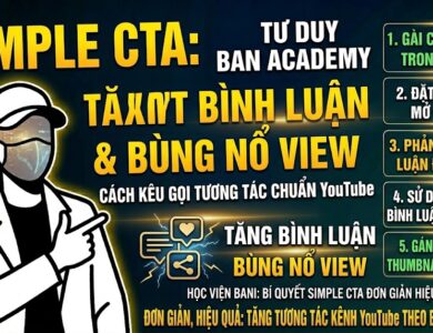 Simple CTA là gì? Khám phá chiến thuật kêu gọi hành động đơn giản giúp tăng bình luận, cải thiện tương tác và hỗ trợ video YouTube được đề xuất tự nhiên.
