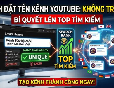 Hướng dẫn cách đặt tên kênh YouTube không bị trùng với đối thủ, xây dựng thương hiệu riêng và tối ưu khả năng hiển thị trên YouTube theo công thức được nhiều hệ thống view ngoại áp dụng.