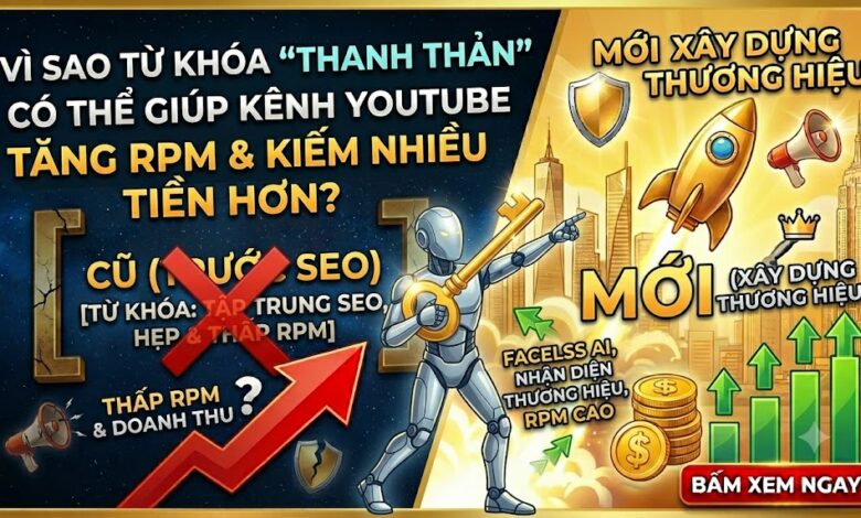 Khám phá chiến lược sử dụng từ khóa "thanh thản", "bình yên", "thư giãn" để tiếp cận tệp khán giả giá trị cao, tăng RPM và xây dựng kênh YouTube quốc tế bền vững.