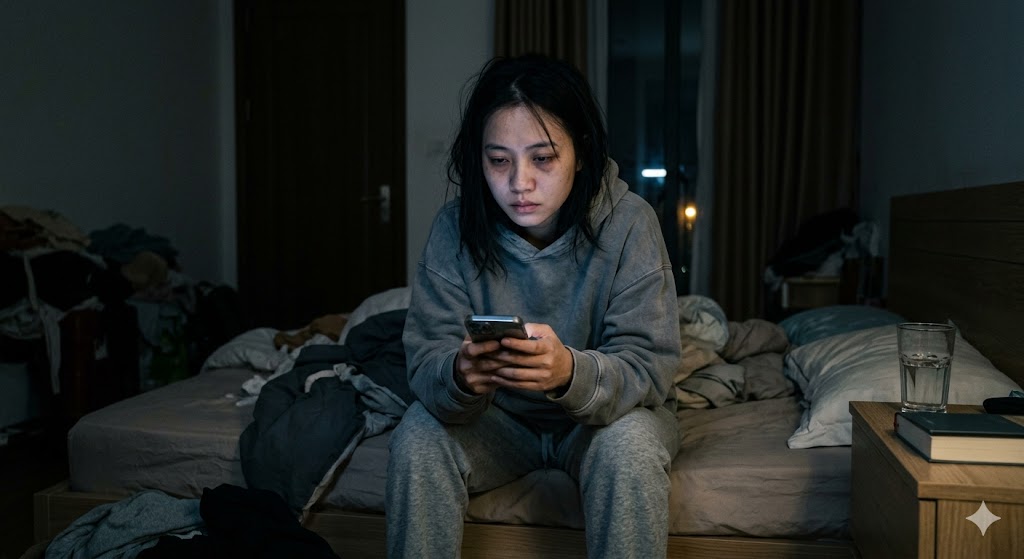 mệt mỏi vì muốn quá nhiều nhưng chưa bắt đầu hành động