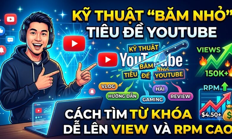 Tìm hiểu kỹ thuật băm nhỏ tiêu đề YouTube để khám phá từ khóa có nhu cầu thực, tiếp cận đúng khán giả và xây dựng hệ thống nội dung quốc tế bền vững.