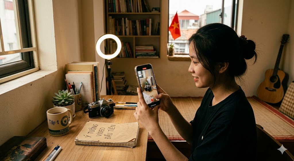 bắt đầu làm YouTube ngay cả khi chưa hoàn hảo