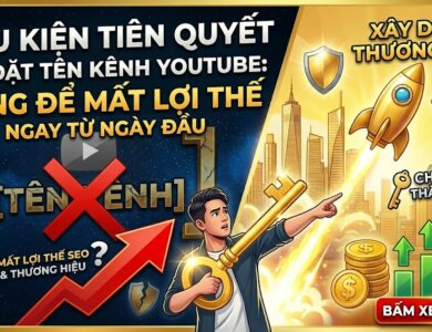 Khám phá những nguyên tắc quan trọng khi đặt tên kênh YouTube: không trùng kênh trên 100 subscriber, tối ưu thương hiệu, định vị từ khóa và xây dựng nền tảng phát triển bền vững.