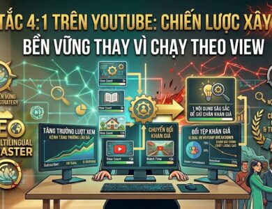 Quy tắc 4:1 là gì? Tìm hiểu chiến lược cân bằng giữa nội dung evergreen và nội dung tạo đột phá để xây dựng kênh YouTube phát triển ổn định và lâu dài.