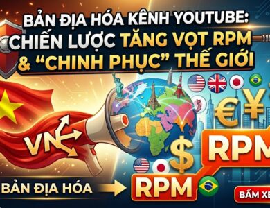 Bản địa hóa YouTube không chỉ là dịch ngôn ngữ mà còn là chiến lược thích nghi với tâm lý, văn hóa và hành vi của khán giả quốc tế để tăng view, RPM và xây dựng thương hiệu bền vững.