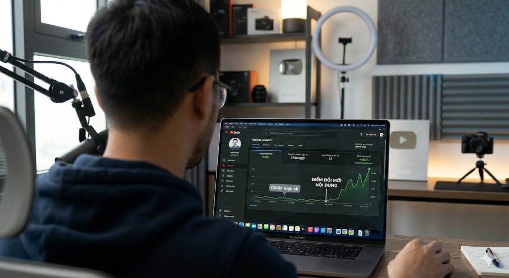  kênh youtube nhỏ tăng trưởng sau khi thay đổi chiến lược