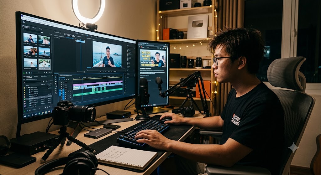 người mới bắt đầu làm YouTube